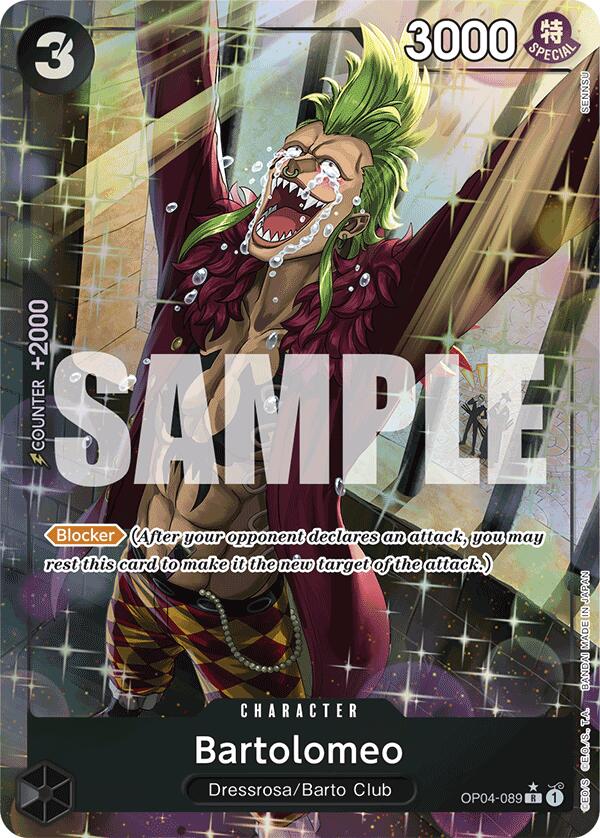 Bartolomeo (OP04-089) (Alternate Art) [Premium Booster -The Best-] | Clutch Gaming