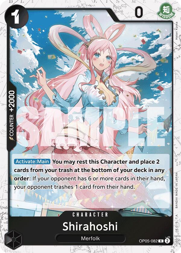 Shirahoshi (OP05-082) (Jolly Roger Foil) [Premium Booster -The Best-] | Clutch Gaming