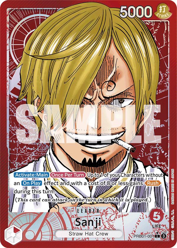 Sanji (PRB01-001) (Alternate Art) [Premium Booster -The Best-] | Clutch Gaming