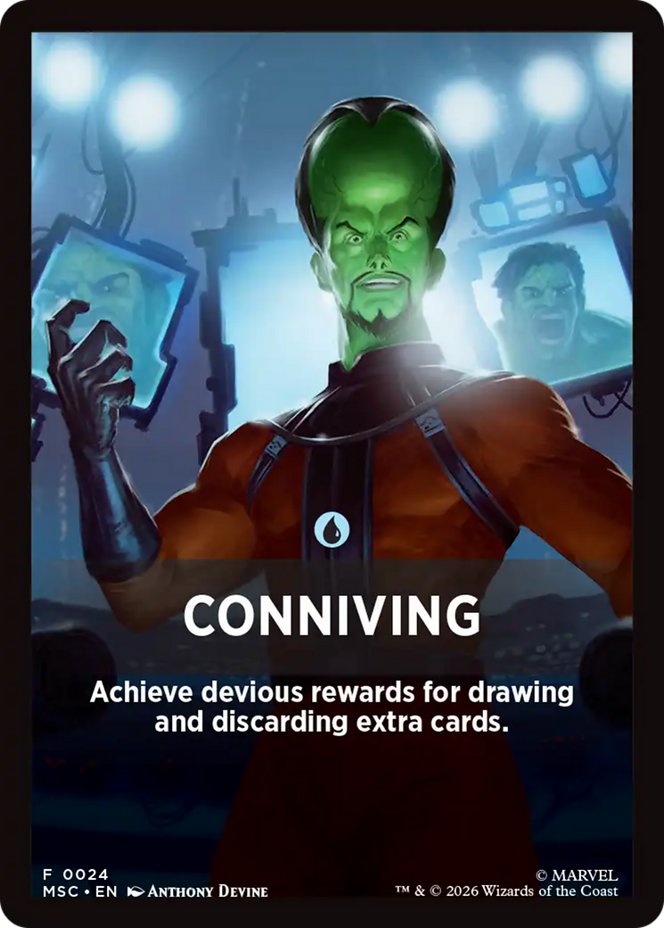 Conniving Theme Card [Marvel Super Heroes Commander] | Clutch Gaming