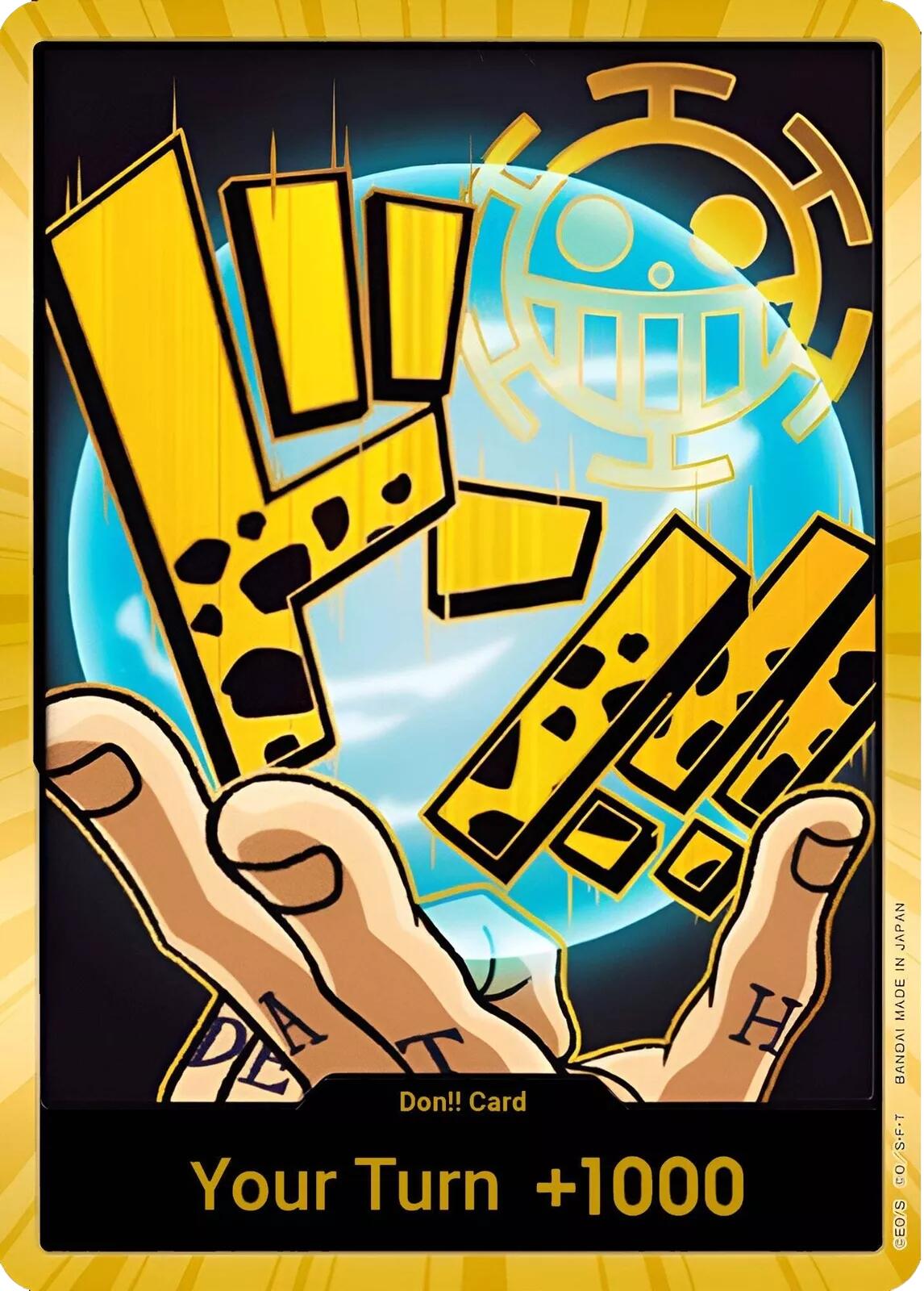 DON!! Card (Trafalgar Law) (Gold) [Premium Booster -The Best-] | Clutch Gaming