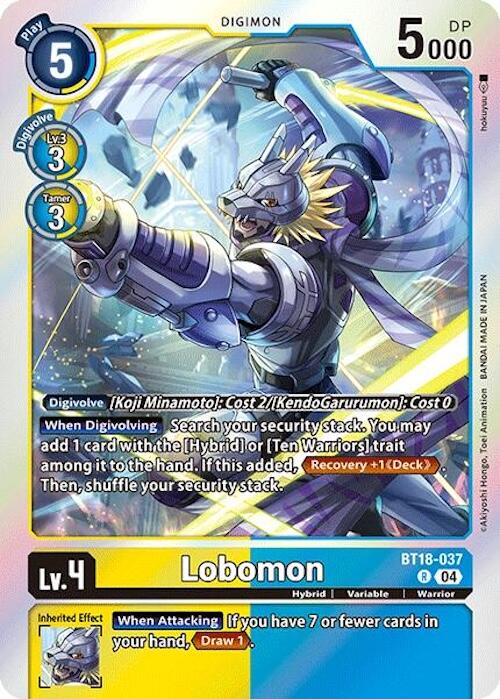 Lobomon [BT18-037] [Release Special Booster Ver.2.0] | Clutch Gaming