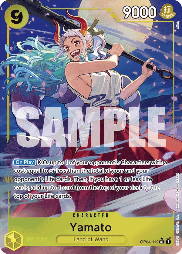 Yamato (OP04-112) (Alternate Art) [Premium Booster -The Best-] | Clutch Gaming