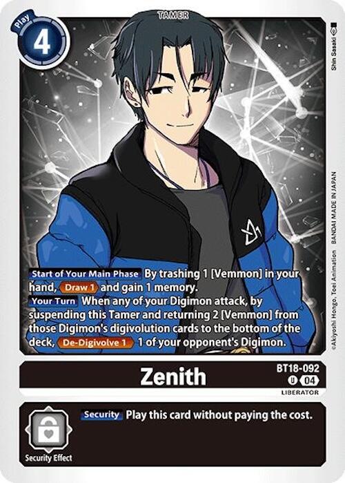 Zenith [BT18-092] [Release Special Booster 2.0] | Clutch Gaming