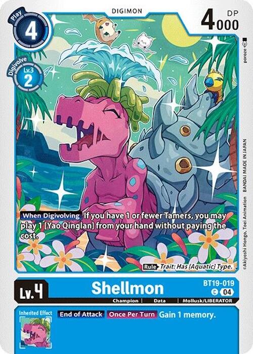 Shellmon [BT19-019] [Release Special Booster 2.0] | Clutch Gaming