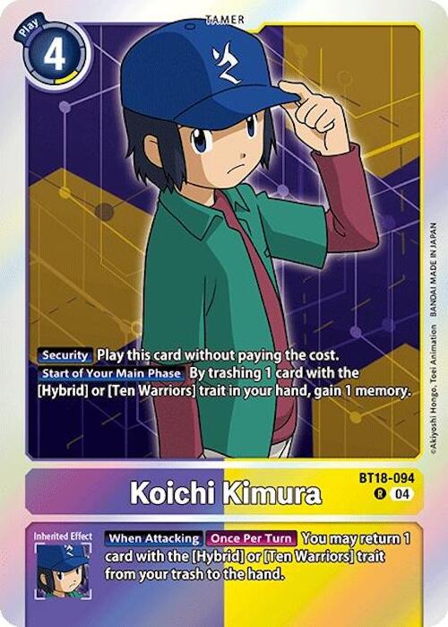 Koichi Kimura [BT18-094] [Release Special Booster Ver.2.0] | Clutch Gaming