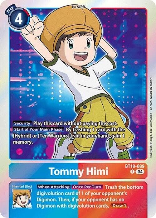 Tommy Himi [BT18-089] [Release Special Booster Ver.2.0] | Clutch Gaming
