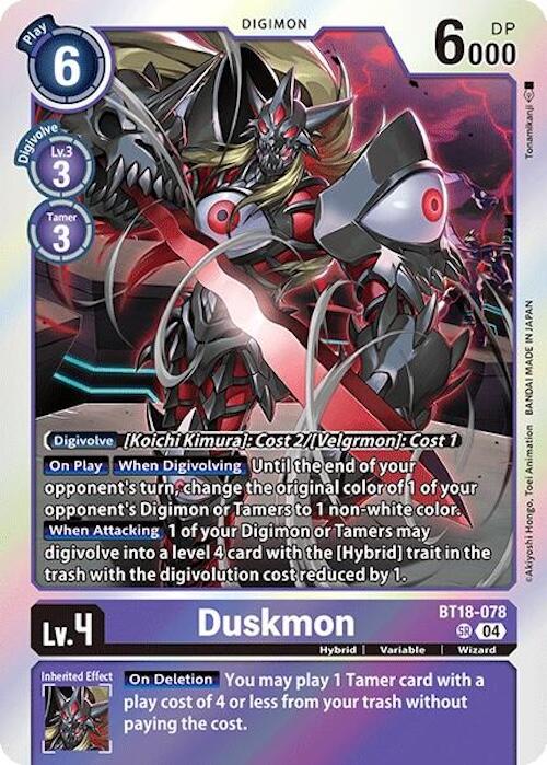 Duskmon [BT18-078] [Release Special Booster 2.0] | Clutch Gaming