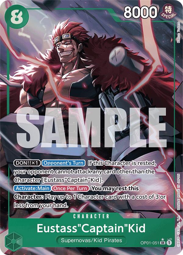 Eustass"Captain"Kid (OP01-051) (Full Art) [Premium Booster -The Best-] | Clutch Gaming