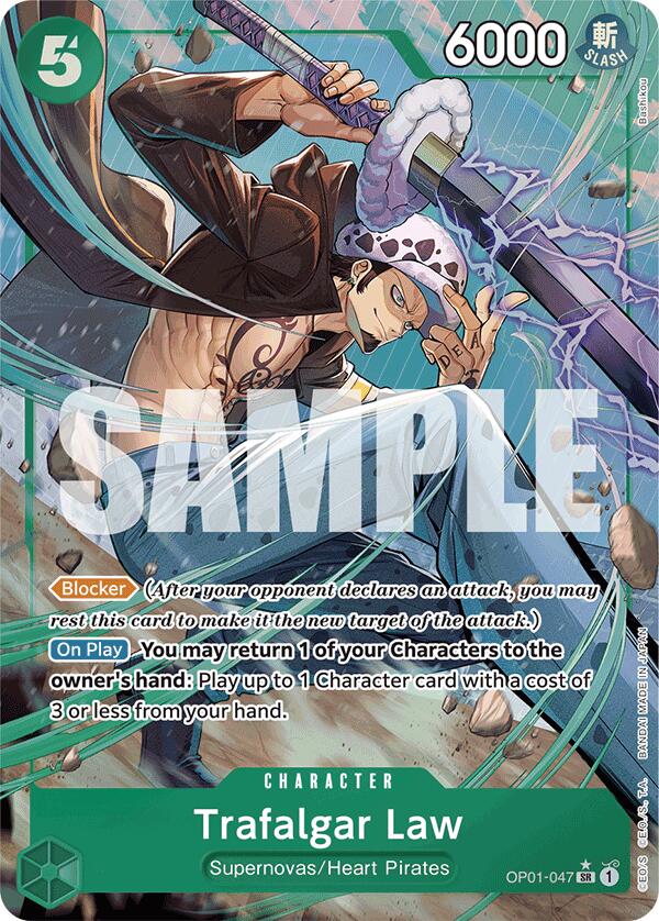 Trafalgar Law (OP01-047) (Full Art) [Premium Booster -The Best-] | Clutch Gaming