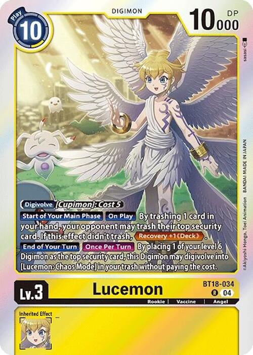 Lucemon [BT18-034] [Release Special Booster 2.0] | Clutch Gaming