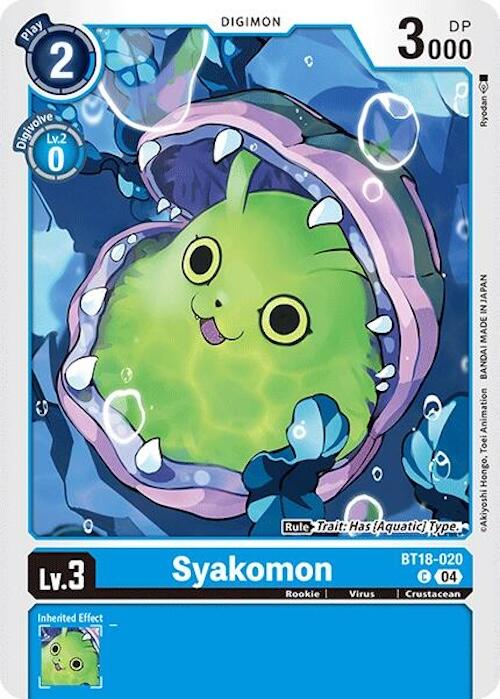 Syakomon [BT18-020] [Release Special Booster 2.0] | Clutch Gaming