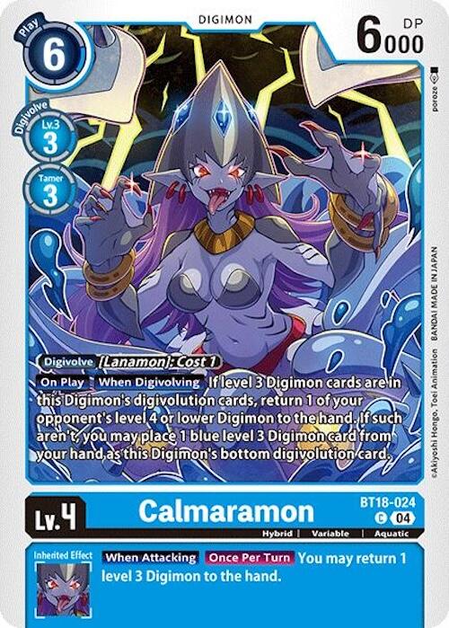 Calmaramon [BT18-024] [Release Special Booster 2.0] | Clutch Gaming