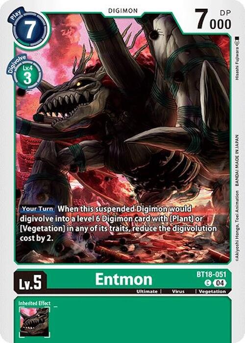 Entmon [BT18-051] [Release Special Booster 2.0] | Clutch Gaming