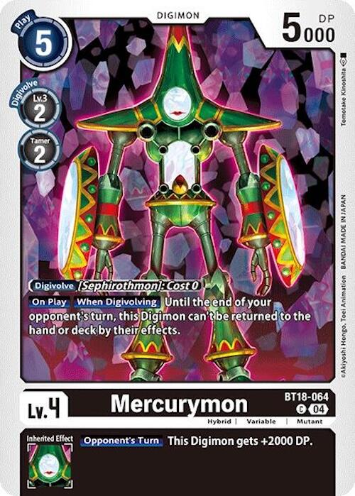 Mercurymon [BT18-064] [Release Special Booster 2.0] | Clutch Gaming