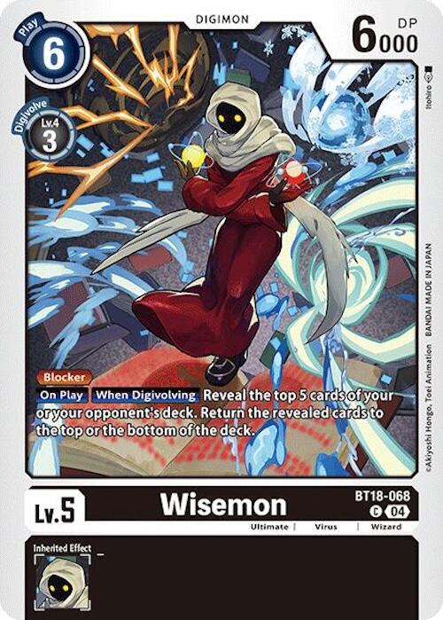 Wisemon [BT18-068] [Release Special Booster 2.0] | Clutch Gaming