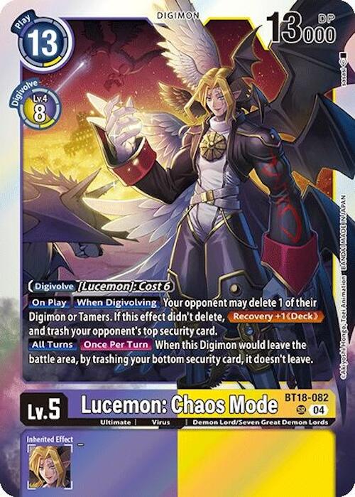 Lucemon: Chaos Mode [BT18-082] [Release Special Booster 2.0] | Clutch Gaming