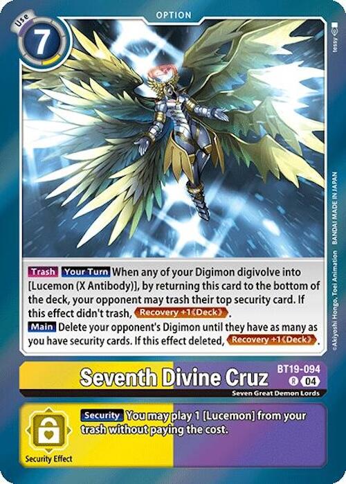 Seventh Divine Cruz [BT19-094] [Release Special Booster 2.0] | Clutch Gaming