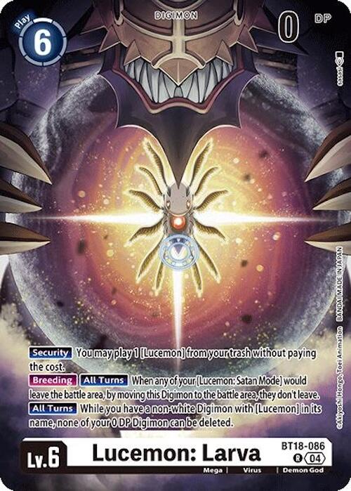 Lucemon: Larva [BT18-086] [Release Special Booster 2.0] | Clutch Gaming