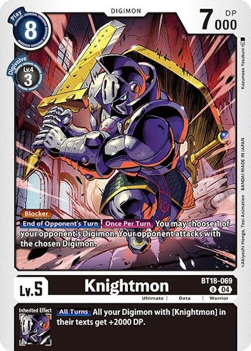 Knightmon [BT18-069] [Release Special Booster Ver.2.0] | Clutch Gaming