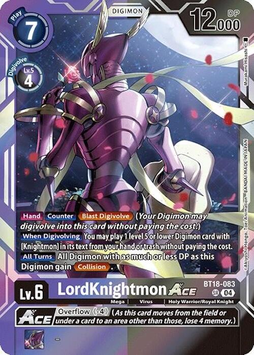 LordKnightmon ACE [BT18-083] [Release Special Booster Ver.2.0] | Clutch Gaming