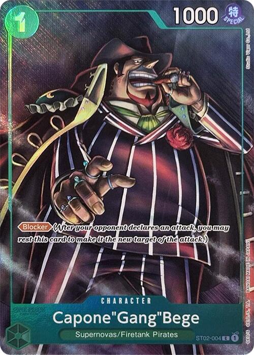 Capone"Gang"Bege (Premium Card Collection -Best Selection Vol. 2-) [One Piece Promotion Cards] | Clutch Gaming