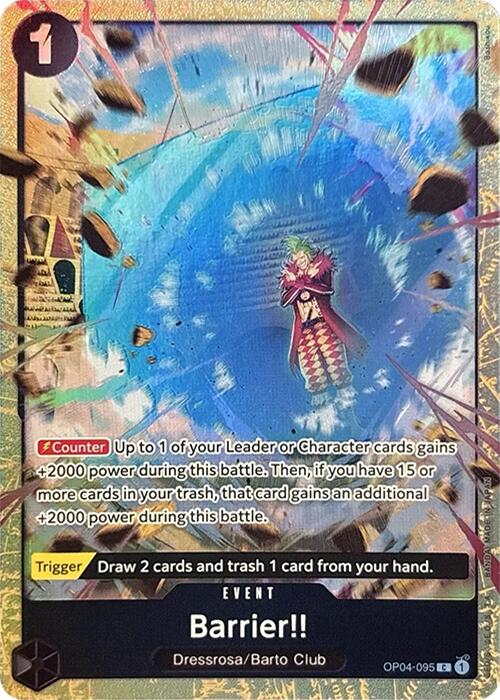 Barrier!! (Premium Card Collection -Best Selection Vol. 2-) [One Piece Promotion Cards] | Clutch Gaming