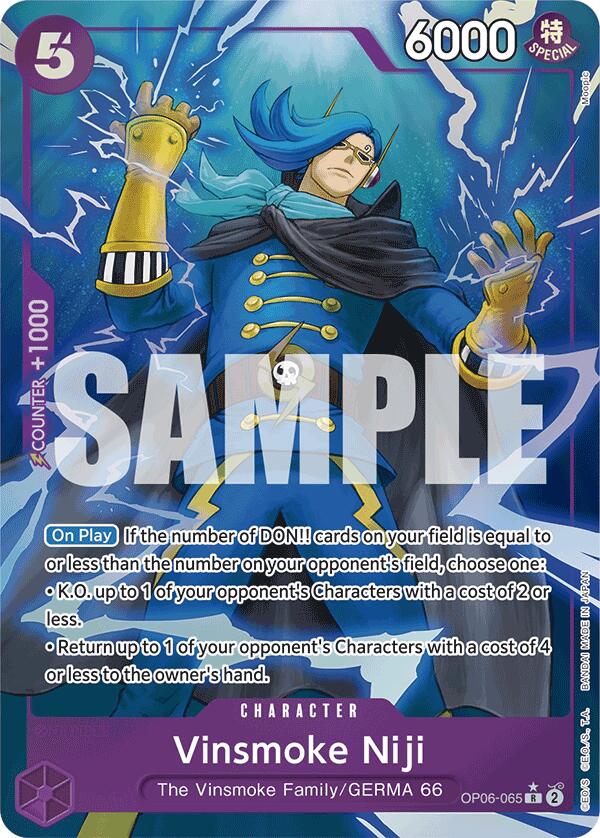 Vinsmoke Niji (OP06-065) (Full Art) [Premium Booster -The Best-] | Clutch Gaming