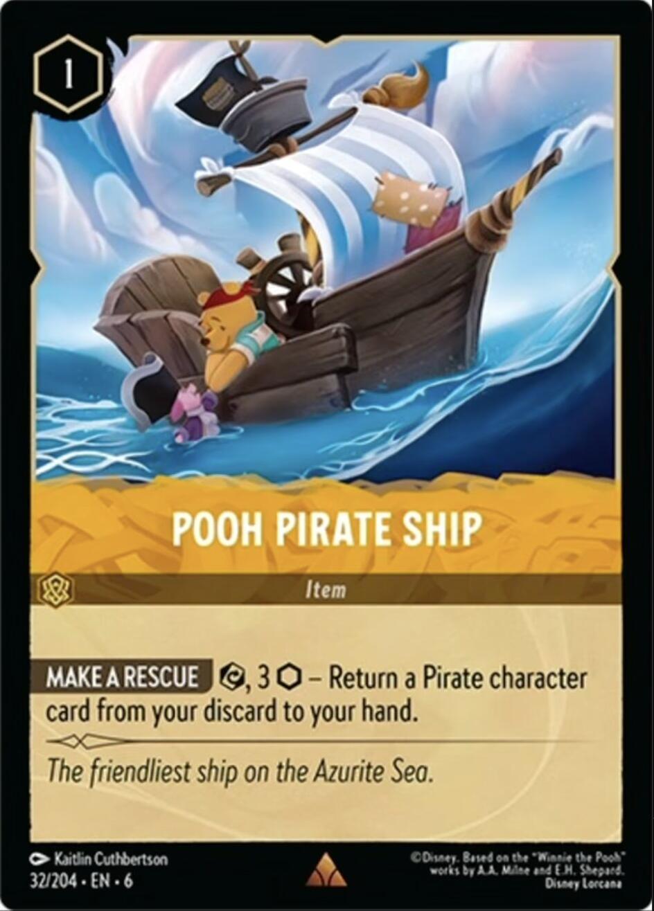 Pooh Pirate Ship (32/204) [Azurite Sea] | Clutch Gaming