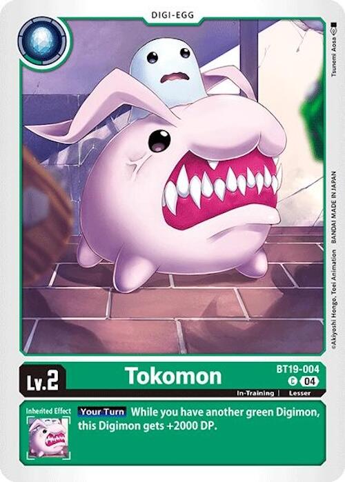 Tokomon [BT19-004] [Release Special Booster Ver.2.0] | Clutch Gaming