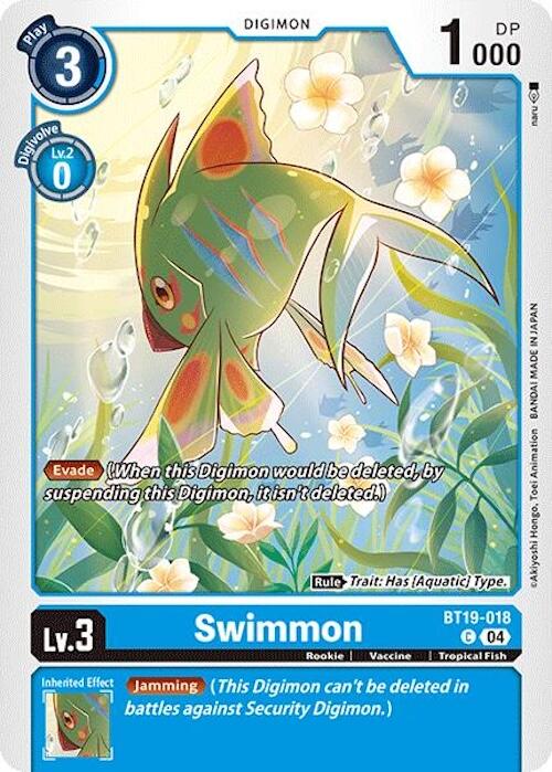 Swimmon [BT19-018] [Release Special Booster 2.0] | Clutch Gaming