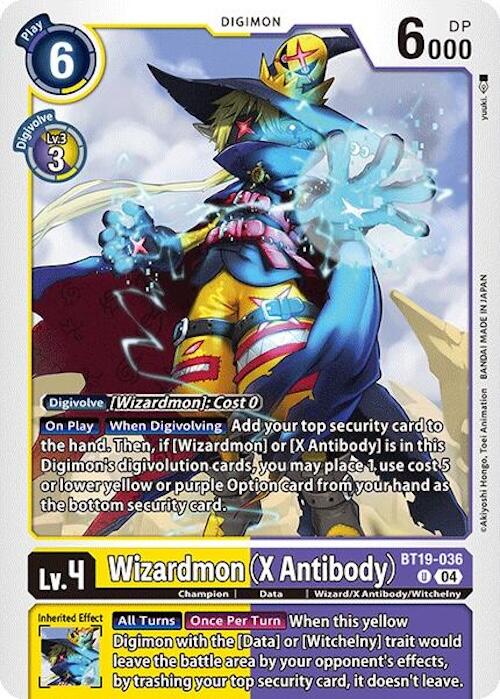 Wizardmon [BT19-036] (X Antibody) [Release Special Booster 2.0] | Clutch Gaming