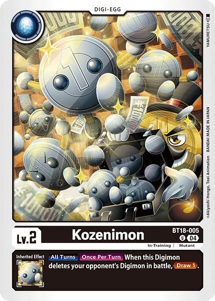 Kozenimon [BT18-005] [Release Special Booster Ver.2.0] | Clutch Gaming