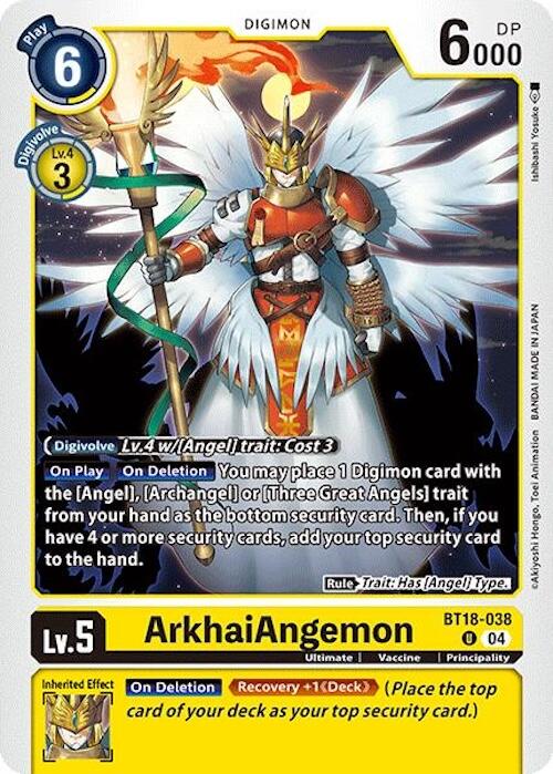 ArkhaiAngemon [BT18-038] [Release Special Booster 2.0] | Clutch Gaming