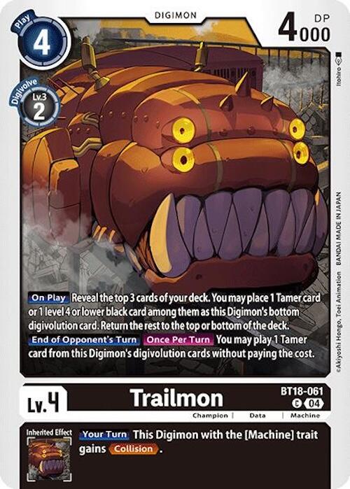 Trailmon [BT18-061] [Release Special Booster 2.0] | Clutch Gaming