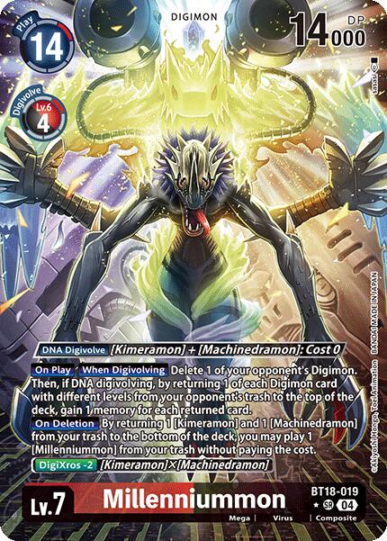 Millenniummon [BT18-019] (Alternate Art) [Release Special Booster Ver.2.0] | Clutch Gaming