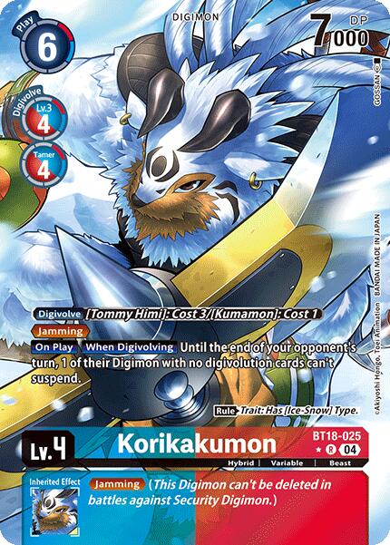 Korikakumon [BT18-025] (Alternate Art) [Release Special Booster 2.0] | Clutch Gaming