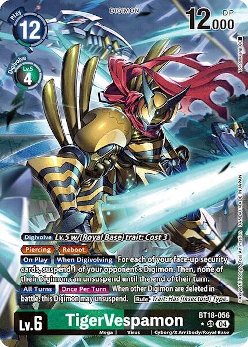 TigerVespamon [BT18-056] (Alternate Art) [Release Special Booster 2.0] | Clutch Gaming