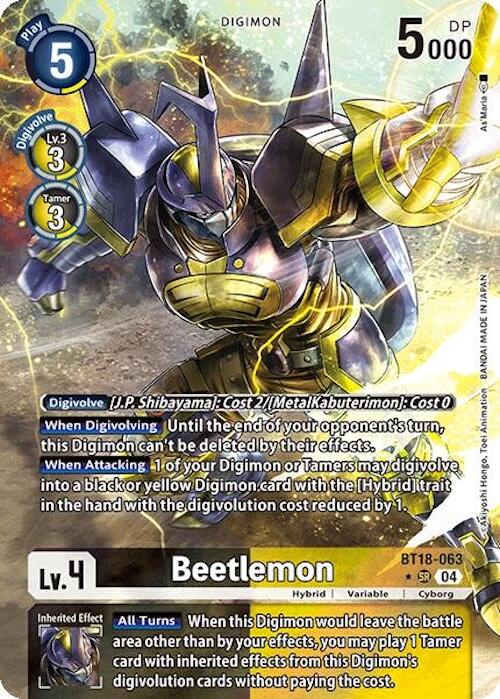 Beetlemon [BT18-063] (Alternate Art) [Release Special Booster 2.0] | Clutch Gaming