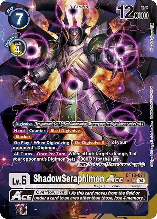 ShadowSeraphimon ACE [BT18-071] (Alternate Art) [Release Special Booster 2.0] | Clutch Gaming