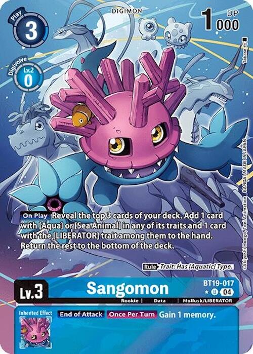 Sangomon [BT19-017] (Alternate Art) [Release Special Booster 2.0] | Clutch Gaming