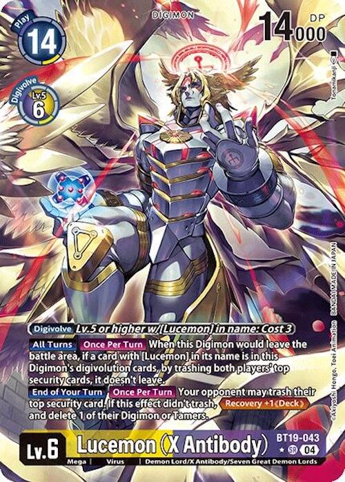 Lucemon [BT19-043] (X Antibody) (Alternate Art) [Release Special Booster Ver.2.0] | Clutch Gaming