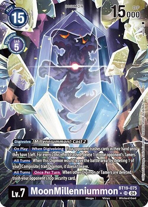 MoonMillenniummon [BT19-075] (Alternate Art) [Release Special Booster Ver.2.0] | Clutch Gaming