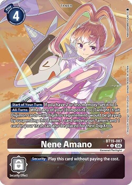 Nene Amano [BT19-087] (Alternate Art) [Release Special Booster Ver.2.0] | Clutch Gaming