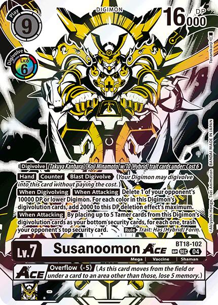 Susanoomon ACE [BT18-102] (Textured) [Release Special Booster Ver.2.0] | Clutch Gaming