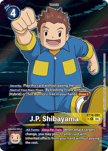 J.P. Shibayama [BT18-091] (Release Special Booster 2.0: Box Promotion Pack) [Release Special Booster 2.0] | Clutch Gaming