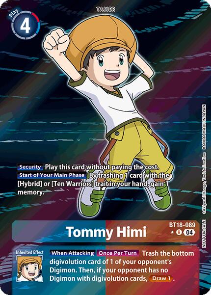 Tommy Himi [BT18-089] (Release Special Booster Ver.2.0: Box Promotion Pack) [Release Special Booster Ver.2.0] | Clutch Gaming