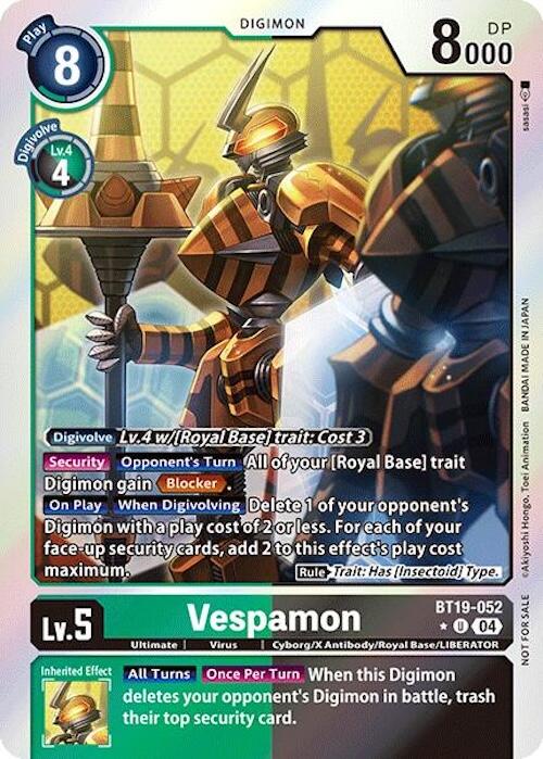 Vespamon [BT19-052] (Release Special Booster 2.0: Box Promotion Pack) [Release Special Booster 2.0] | Clutch Gaming