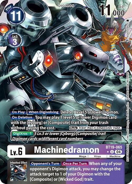 Machinedramon [BT19-065] (Release Special Booster 2.0: Box Promotion Pack) [Release Special Booster 2.0] | Clutch Gaming