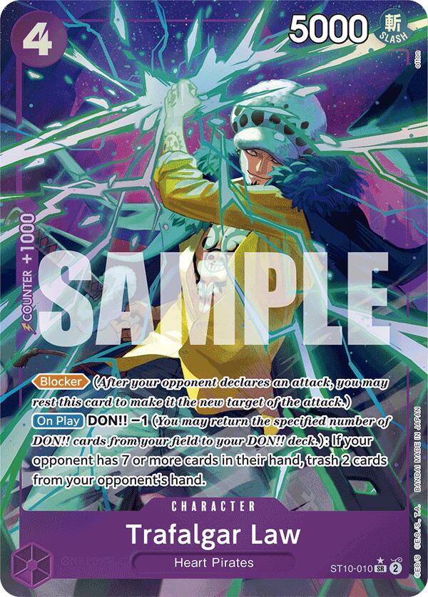 Trafalgar Law (ST10-010) (Alternate Art) [Premium Booster -The Best-] | Clutch Gaming